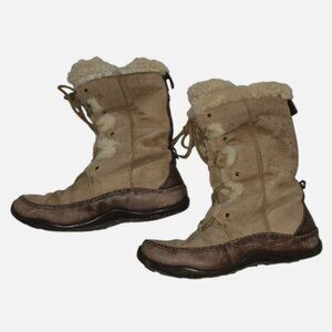 The North Face Abby III Boot-Rope Brown Leather Women’s Size 7. Insulation 200g